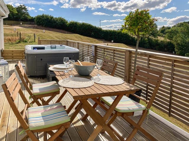 Terrace | Lookout Lodge - Moorland Views, Newton Abbot