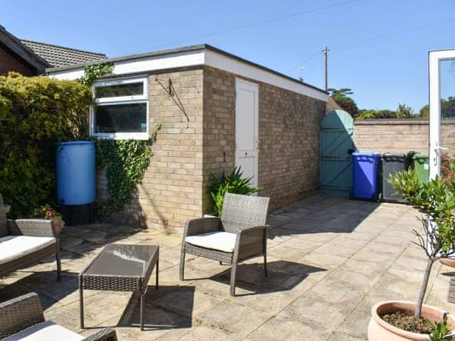 Patio | Squires Bungalow, Gunton St. Peter, near Lowestoft