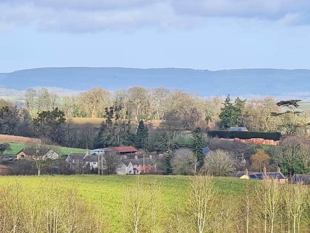 Chipley the hamlet just outside Langford Budville. Otters Holt is just visible through the trees. The Quantocks are in the distance. | Chipley EscapesOtters Holt, Langford Budville, near Wellington