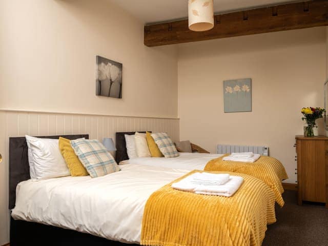 Twin bedroom | Stables - Tunstead Cottages, Tunstead