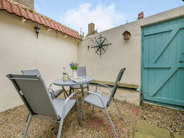 Outdoor area | Edwin Cottage, Amble by the Sea