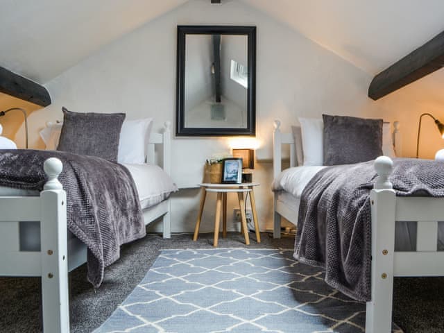 Twin bedroom | Roses Cottage, Santon, near Holmrook