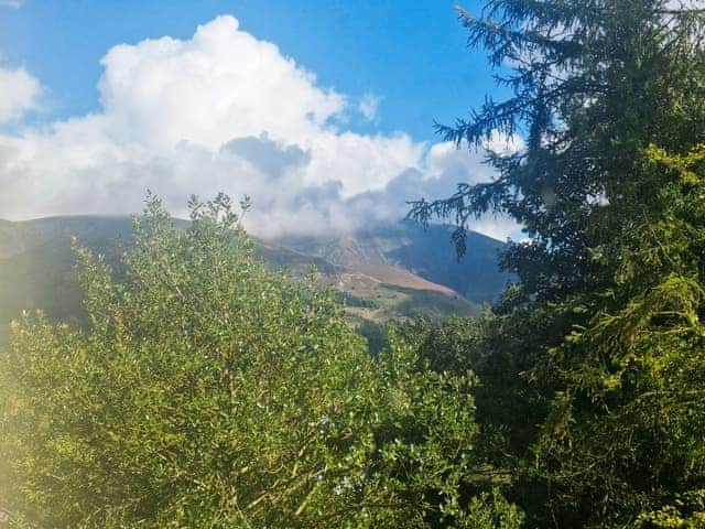 View from property looking towards Skiddaw | Harriet&rsquo;s Hideaway, Thornthwaite, near Keswick