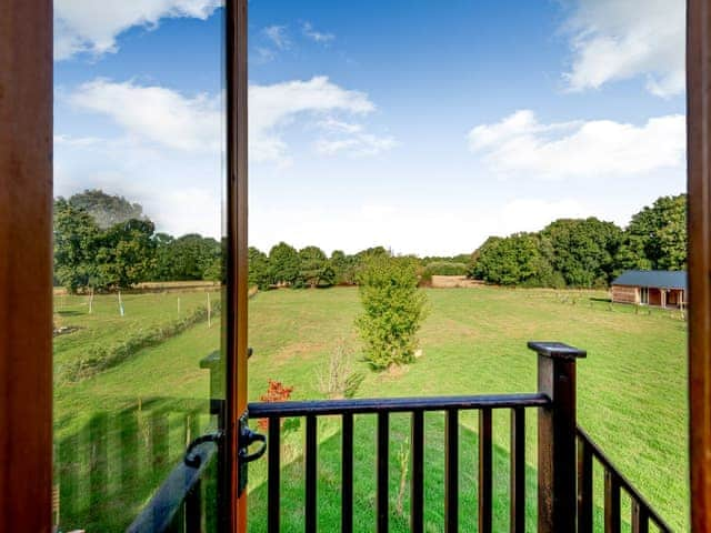 View | Cosy Country Lodge - Cosy Country Lodge and Tudor Farmhouse, High Halden, near Tenterden