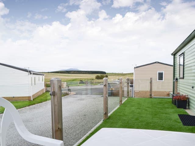 Sitting-out-area | Forest Views Caravan Park- Ruan&rsquo;s Roost - Forest Views Caravan Park, Moota, near Cockermouth