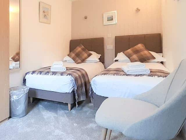 Twin bedroom | Woodpecker Cottage - Wallace Lane Farm Cottages, Brocklebank, near Caldbeck and Uldale