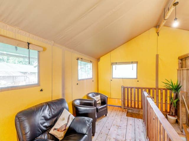 Living area | Breidden Lodge - Sweeney Farm Glamping, Sweeney, near Oswestry