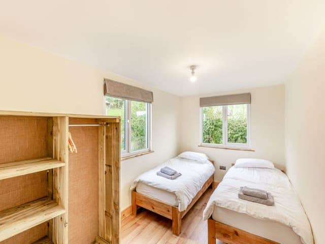 Twin bedroom | Breidden Lodge - Sweeney Farm Glamping, Sweeney, near Oswestry