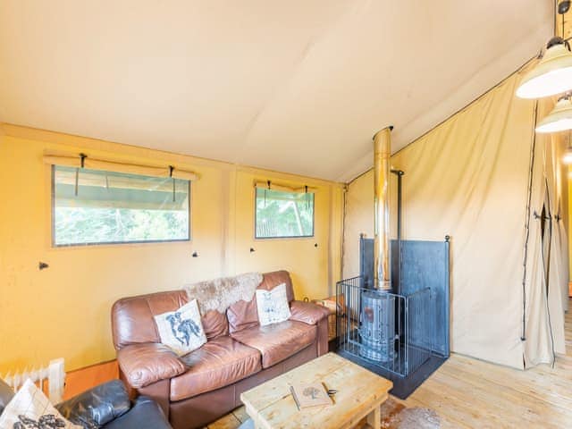 Open plan living space | Mountain Lodge - Sweeney Farm Glamping, Sweeney, near Oswestry