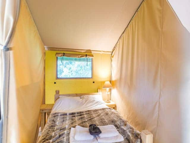 Double bedroom | Mountain Lodge - Sweeney Farm Glamping, Sweeney, near Oswestry