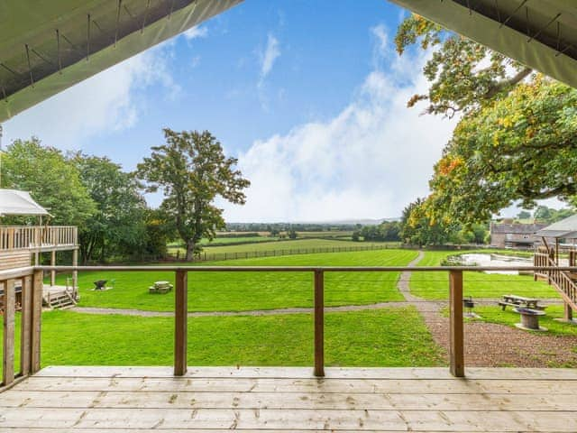 View | Mountain Lodge - Sweeney Farm Glamping, Sweeney, near Oswestry