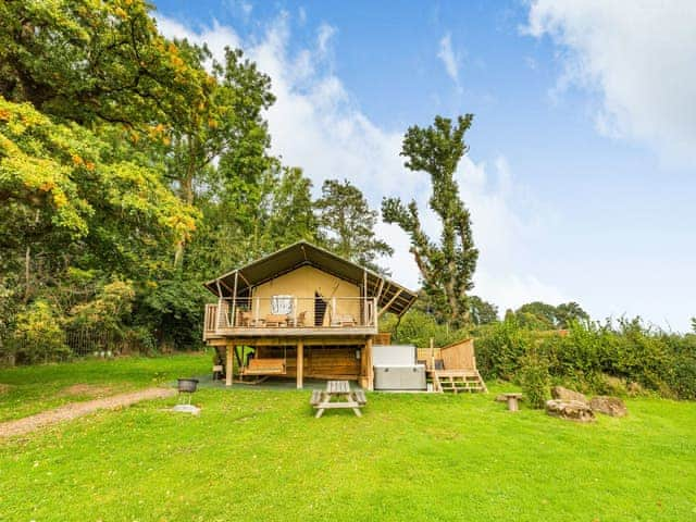 Exterior | Mountain Lodge - Sweeney Farm Glamping, Sweeney, near Oswestry