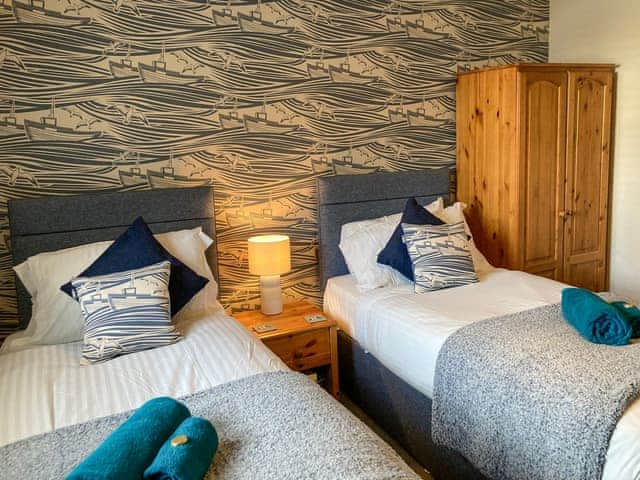 Twin bedroom | The Boathouse, Appledore