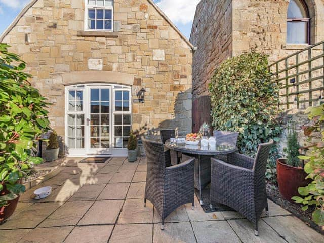 Outdoor area | Cobblestone Cottage, Seahouses