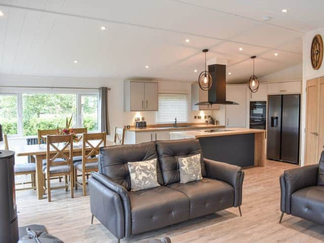 Open plan living space | The Oaks - Oaklands Country Park, Great Strickland