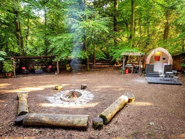 Setting | Daisy - Hollington Park Glamping, Woolton Hill, nr Newbury