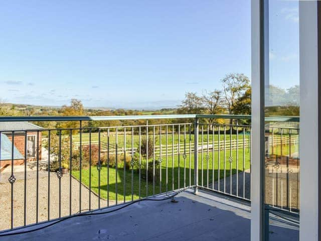 View from terrace | Ysgubor Blaenparc Barn - Blaenparc, Dihewyd<br />, near Aberaeron