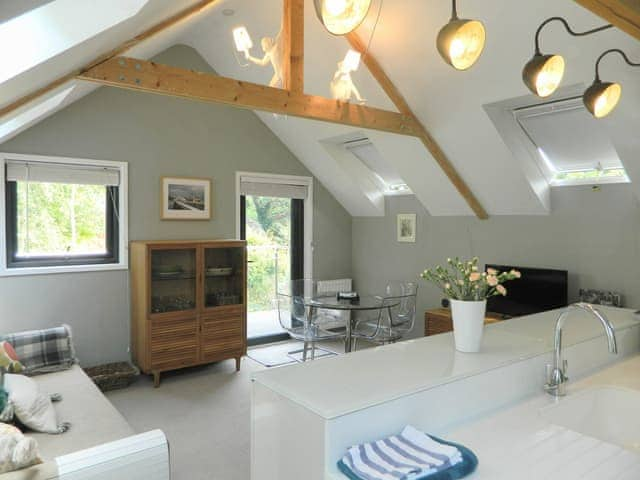 Open plan living space | Priory Barn, Freshwater, near Totland