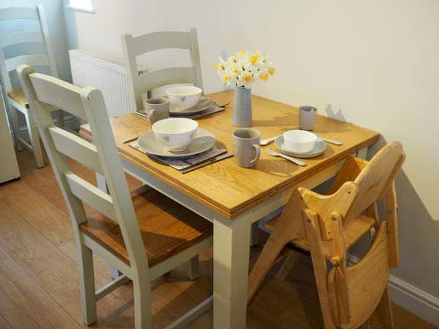 Dining Area | Lavender Cottage - Naturally Norfolk, Docking, near Hunstanton