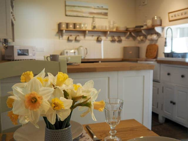 Dining Area | Lavender Cottage - Naturally Norfolk, Docking, near Hunstanton