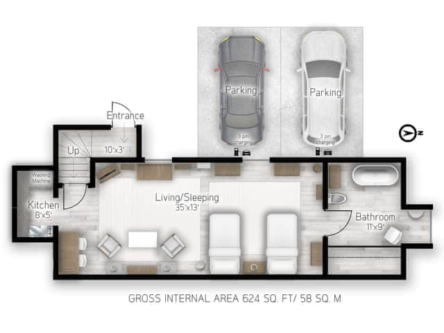 Floor plan | The Loft, Fernhurst