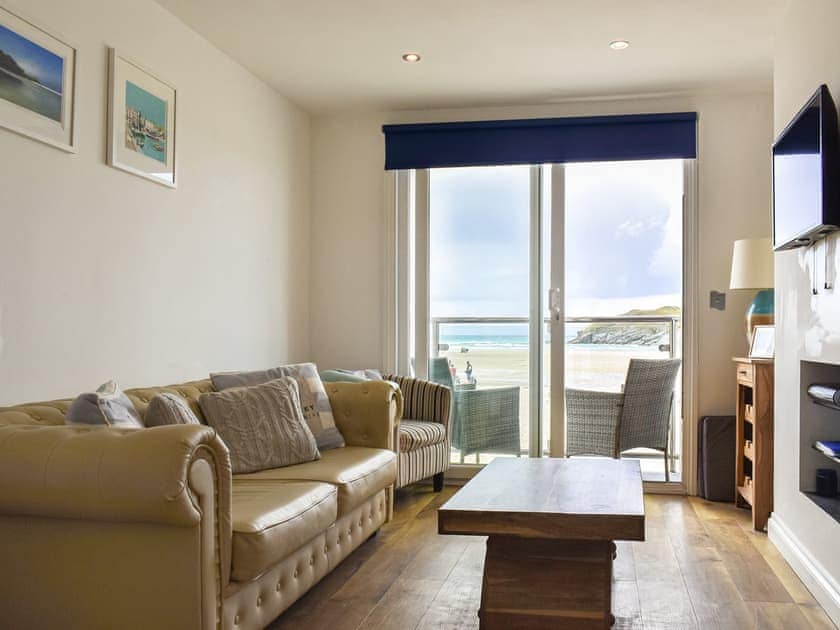 Living area | Pennti Treth - Quarter Deck Apartments, Newquay
