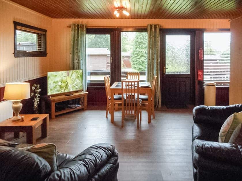 Open plan living space | Birch Lodge 16 - Conifer Lodges, Newton Stewart