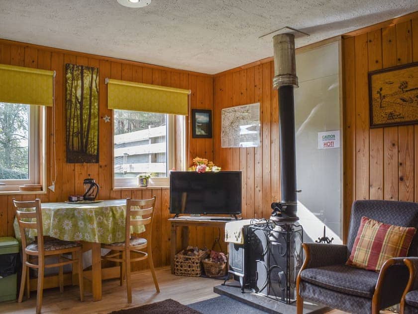 Living area | The Bothy - Mondhuie Self Catering Chalets, Nethy Bridge