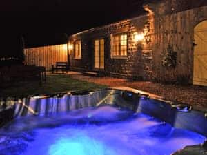 Cottage garden after dark  | Lantern Cottage, Ravenscar, near Whitby