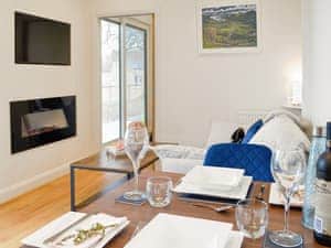 Living area | Lime Tree Lodge - Farm Holidays, Castle Douglas