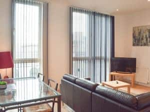 Living room/dining room | Oswald Apartment, Glasgow