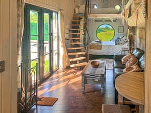 Living area | Oak Tree Lodge, Dartmouth