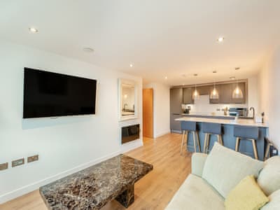 Open plan living space | Queens Bridge Apartment, Ramsgate