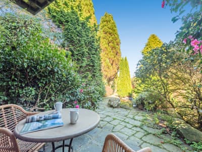 Terrace | Rose How 1 - Yewfield Apartments, Hawkshead