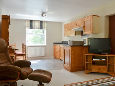 Open plan living space | Esk - Brigham Farm Apartments, Keswick