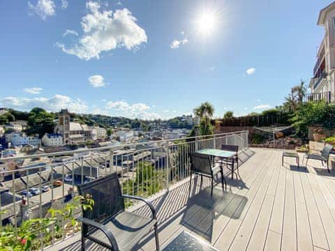 Terrace | Ockendon House Apartment A, Torquay