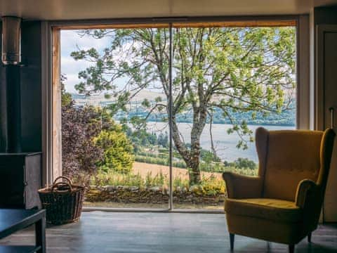 Living room | The Cabin - Boreland Loch Tay, Fearnan, near Aberfeldy