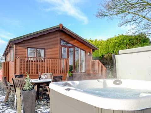Hot tub | Stable Lodge , Kirkcudbright