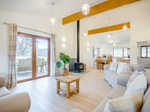 Open plan living space | Hawthorn Lodge - Mid Wales Lodges, Llandrindod Wells