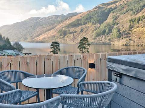 Hot tub | Loch Eck Holiday Cottages- Cur Cottage - Loch Eck Holiday Cottages, Near Dunoon