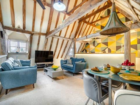 Open plan living space | Haberdashers Loft, Bungay