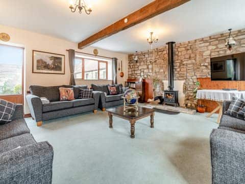Living room | The Haybarn - Hill Farm Holiday Cottages, Rosedale East, near Pickering