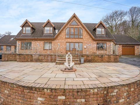 Patio | Wernddu Fechan House - Wernddu Properties, Neath