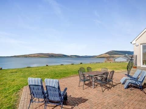 Patio | Sky View, Port Lamont near Dunoon