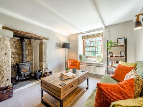 Living room | The Corner Cottage - Penbroath Retreats, Carnhell Green, near Gwithian