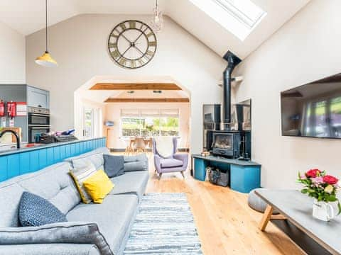 Open plan living space | Stabl, Bethania, near Aberaeron