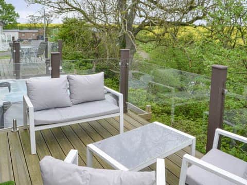 Terrace | Unwind @36 - Unwind Lodges, Felton, near Morpeth