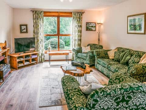 Living room | Lodge Three - Heatheryhaugh Lodges, Moffat