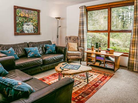 Living room | Lodge Four - Heatheryhaugh Lodges, Moffat