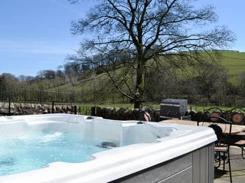 Hot tub | West Lanegate Farmhouse, Amisfield